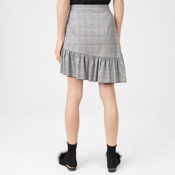 Club Monaco Houndstooth Ruffle Skirt “Pru” - Picture 2 of 6